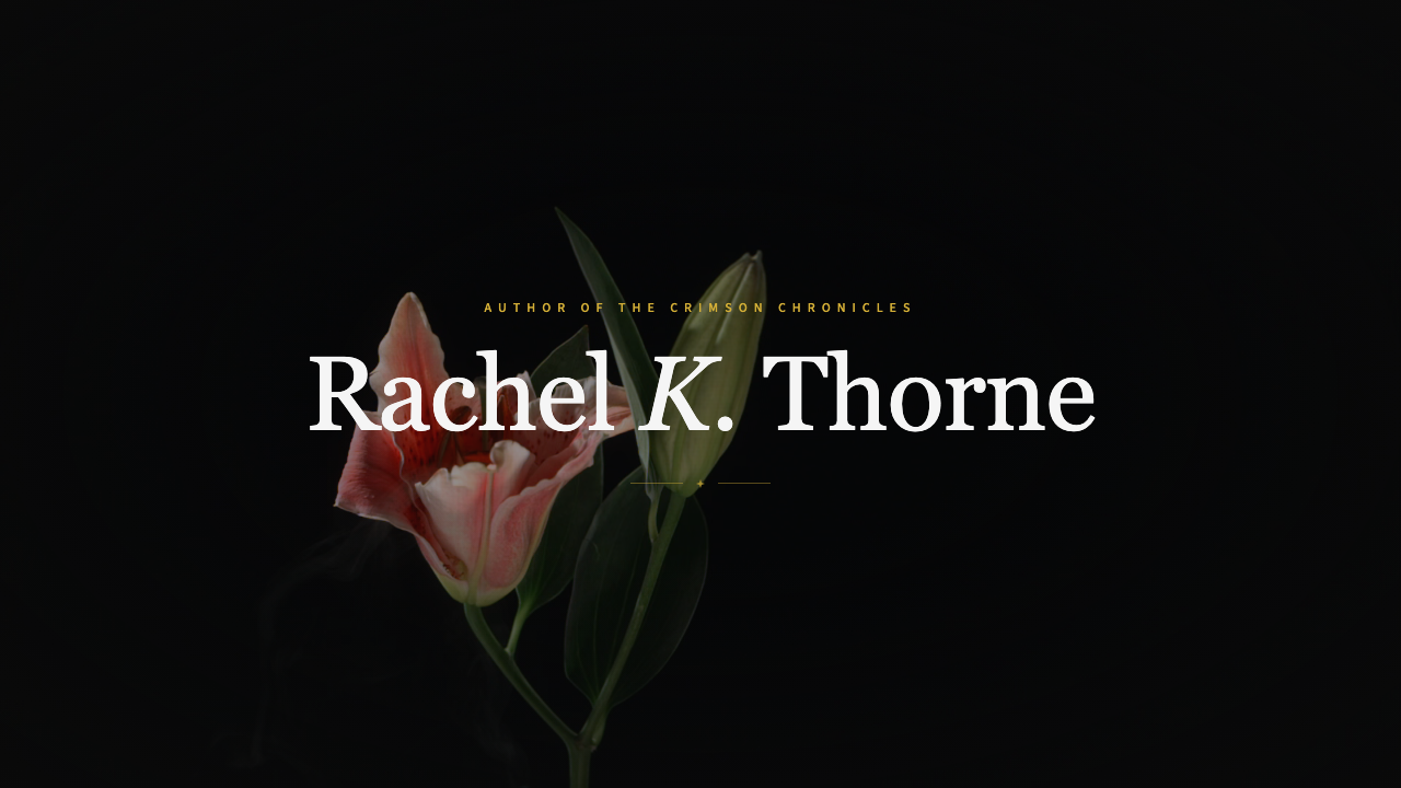 Rachel K. Thorne | Author Platform