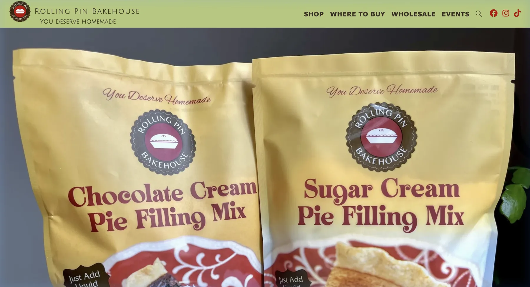 Rolling Pin Bakehouse | E-commerce Platform