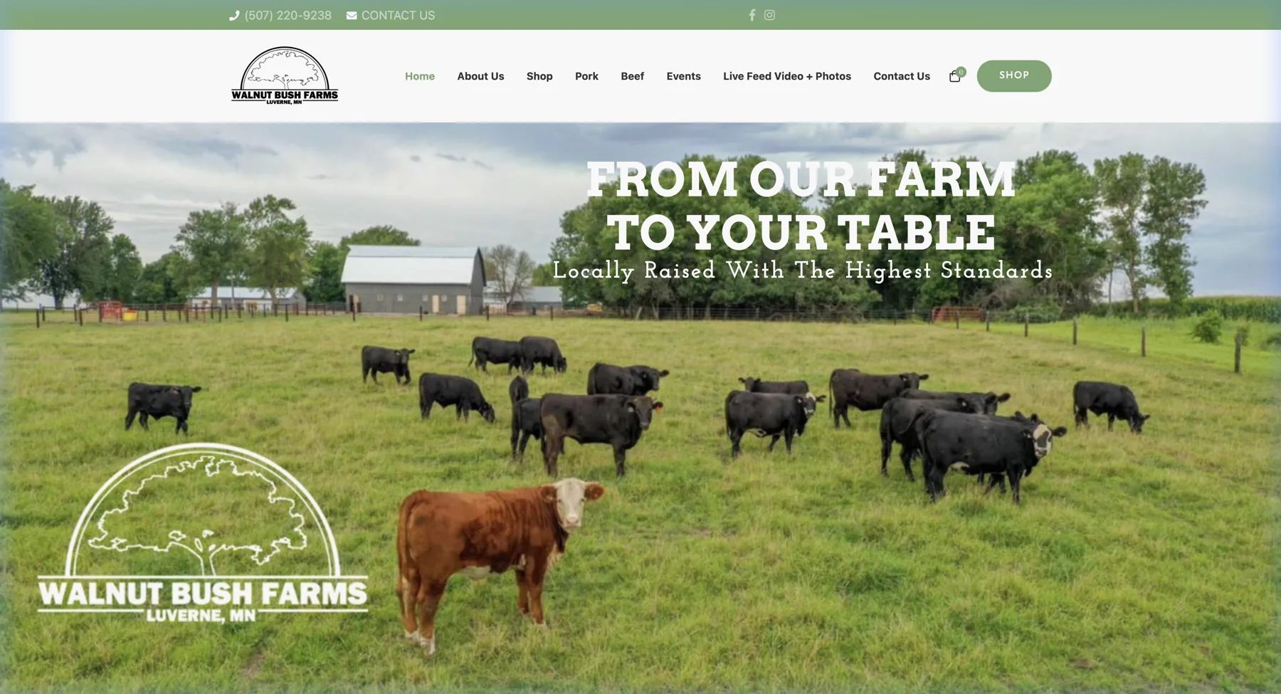 Walnut Bush Farms | Farm-to-Table E-commerce